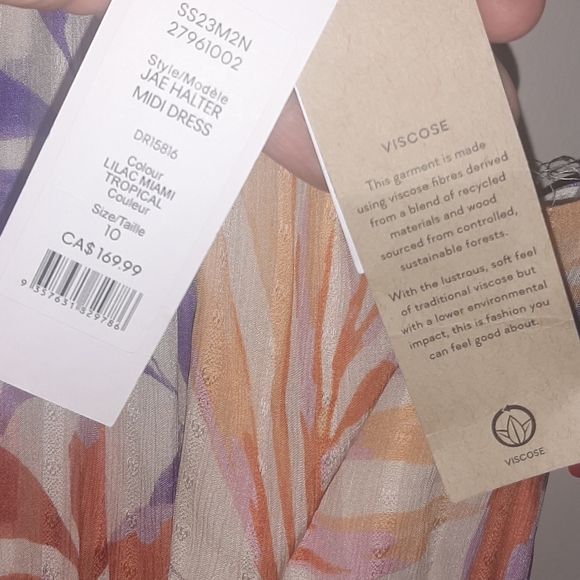 Ever new Jae halter midi dress size 10 - Picture 4 of 6